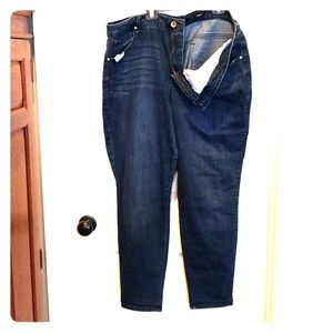 Nine West dark wash skinny jeans